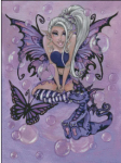 (image for) Purple Gothic Fairy with Bubbles